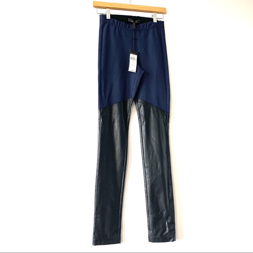 NWT BCBG HAWKINS FAUX LEATHER LEGGINGS - Picture 11 of 16